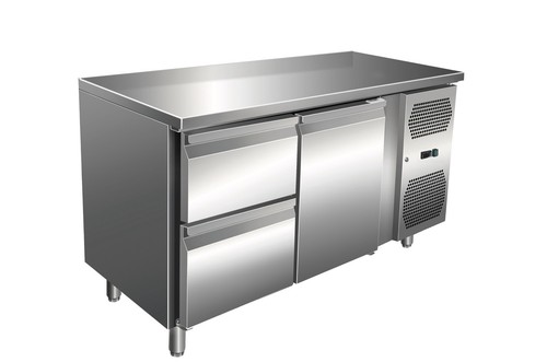 Gastro edelstahl kühltisch - edelstahl,